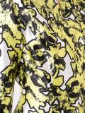 abstract floral print dress