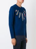 'Feathers'图案套头衫