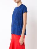 abstract print T-shirt