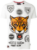 tiger print T-shirt