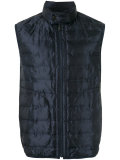 high neck gilet