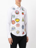 multi-patches & prints shirt