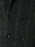 double-breasted midi coat