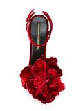 floral embellishment sandals