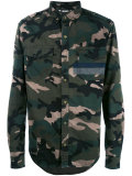 camouflage button down shirt