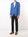 classic checked blazer