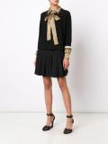 jumper with shirt underlay