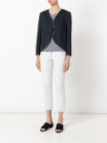 curved hem jacket 
