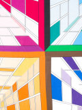 colour block scarf 