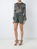 floral print blouse