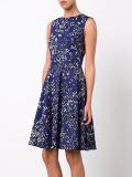sleeveless flared dress