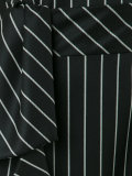 asymmetric pinstripe dress