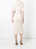 floral macrame dress