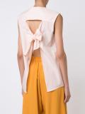 'Sleeveless Open Back Tie' shirt