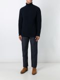 cable knit roll neck jumper