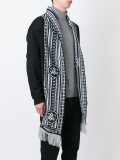 'Ross Silver' scarf cardigan