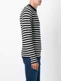 striped crew neck jumper