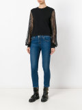 lace detail blouse