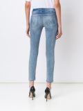 'Looker' frayed ankle jeans