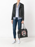 dogs print tote bag 