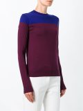 colour block knit top