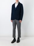 woven single breasted blazer