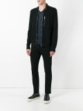 zipped cardigan 