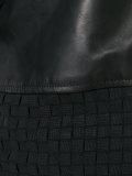 leather bomber jacket