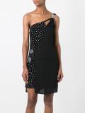 studded single shoulder dress