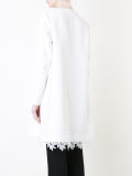 embroidered detail coat 