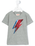 sequin lightening bolt T-shirt