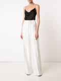 drawstring palazzo trousers