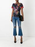 floral print T-shirt 