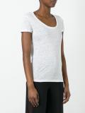 scoop neck T-shirt