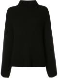 cropped back ribbed blouse