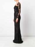 long lace dress