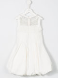 embroidered panel dress 