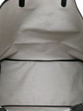 Star Print Leather Tote Bag