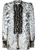 leopard motif shirt