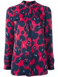 abstract print blouse
