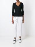 superfine v-neck sweater