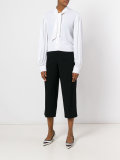 tie-neck shirt 