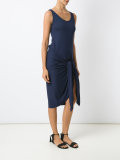 round neck beach dress