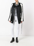 patched bomber jacket 
