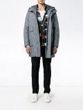 padded hooded coat