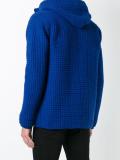 quilted short duffle coat