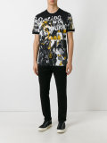 musical print T-shirt