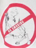 No Smoking Zebra Skirt