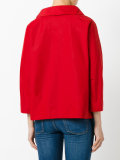 short double-breasted coat