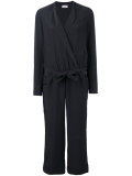 wrap belted jumpsuit 